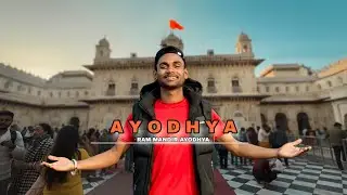 AYODHYA | SHREE RAM MANDIR AYODHYA | VLOG ❤️🚩