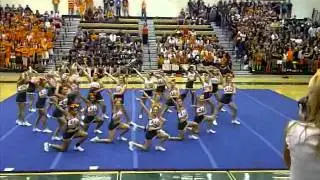 Kettle Run High School cheer squad - Homecoming Pep Rally
