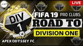 FIFA 19 PRO CLUBS Live Stream *FRESH START* (Team Member @apex_odyssey)