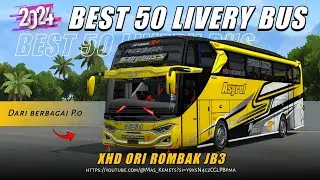 SHARE !!! TOP 50 LIVERY BUS XHD ROMBAK JB3 TERBARU - Bus Simulator Indonesia