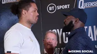 INTENSE! Joe Joyce & Carlos Takam face-off ahead of heavyweight showdown and Sheeraz-Gurria face-off