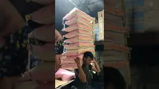 kuli angkut terkuat 200kg beras
