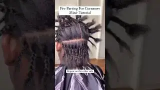 This Pre-Parting Trick Makes Cornrows Cleaner 👀