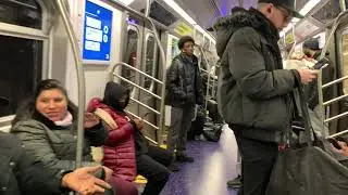 First Day of R211T Service on the C Train - MTA NYC Subway