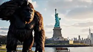 Bigfoot Visits the Statue of Liberty?! 🗽 | Jungle Blogger in NYC!