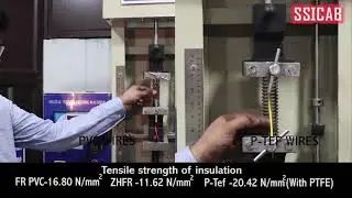 P-TEF Wires Tensile & Elongation Test || SSI Cables ||