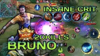 BRUNO BEST BUILD 2023! | SOLO RANK | MOBILE LEGENDS