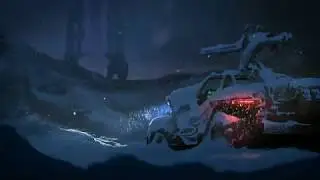 Halo The Master Chief Collection Background - Warthog In Snow [4K]