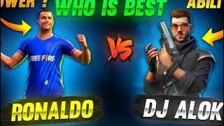 DJ Alok vs CR7 speed test |free fire|