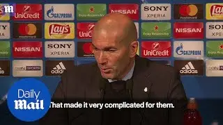 PSG's Zinedine Zidane on team being knocked out of competition - Daily Mail