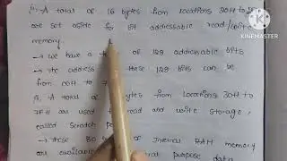 Internal memory organization in telugu || microcontrollers and interfacing