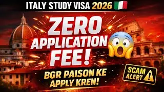 Italy Study Without Application Fee? 😱 Zero Fee Universities 2026 | Reality Check + Scam Alert