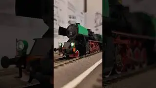 PKP Ty2-208 (Roco 70112) w ruchu &ndash; prawdziwe dźwięki parowozu Ty2! H0