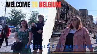 Brussels (Belgium) Walking Tour | The Dreamy City of Belgium [4K HDR] City Walk 🇧🇪 | 4k