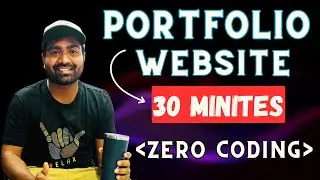 I created my Portfolio website with AI website builder | Create yours in 30 minutes