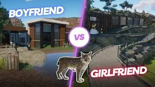 Planet Zoo | Ultimate Eurasian Lynx Habitat | Boyfriend vs Girlfriend - Ep. 2 [Speed Build]