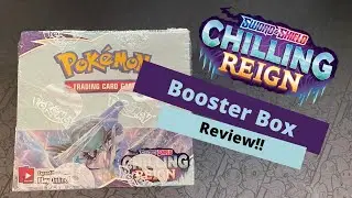 Pokemon Chilling Reign Booster Box Review | Fire... or bust???