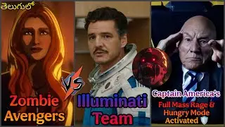 Zombie Avengers Vs Illuminati Powers and Abilities Full Comparison Explained in Telugu | Comic Magic