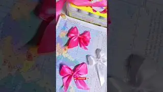 Easy Bow Making 🎀 #diy #craft #shorts