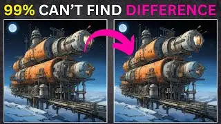 Find The Difference Puzzle Game Next Level: Space Station Riddles pt 21