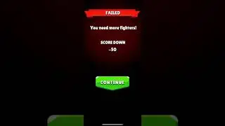 Fighter Merge failed☹️