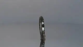 Circa 1930s Art-Deco Era Wedding Band with Floral Leafy Etching, ATL #218A