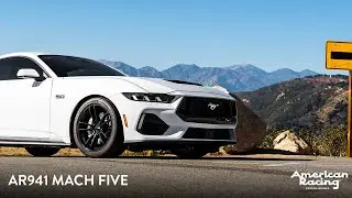 American Racing Mach Five AR941 | 19x10 // 19x11 | Matte Black | 2024 Ford Mustang GT