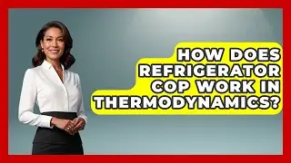 How Does Refrigerator COP Work In Thermodynamics? - Thermodynamics For Everyone
