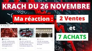 Bourse : achat de 7 actions dans mon PEA !