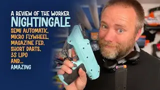 Worker Nightingale Review - An amazing semi-auto flywheel sidearm blaster!