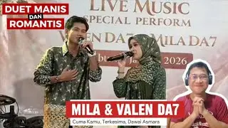 Valen & Mila DA7 (Milen) - Cuma Kamu, Terkesima, Dawai Asmara | DeADSReaction