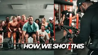 Filming Multi Camera Fitness Commercial For Gymshark