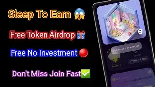 Sleep To Earn| Gosleep Free token || Gosleep.pro| 1000 NGT Token Free || Sleep & Earn Token Airdrop
