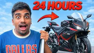 Surviving 24 Hours in A Bike Challenge /24 घंटे बाईक के उपर
