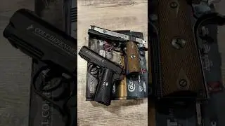 Colt Defender VS Colt Compact Co2 Airguns #airgun #airsoftgun #shortfeed