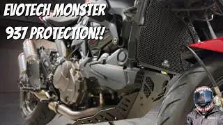 Ducati Monster 937 - Evotech Parts Installed