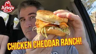 Arby's Chicken Cheddar Ranch Sandwich REVIEW -- LIMITED TIME!! 🐔🧀🍔