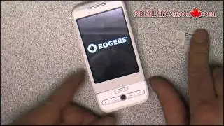 How to enter unlock code on HTC Dream From Rogers - www.Mobileincanada.com