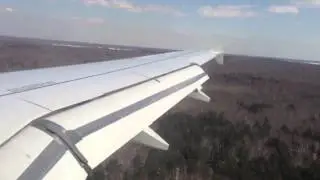 S7 Airlines Airbus A319-114 Landing at Moscow DME