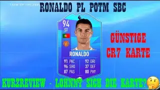Christiano Ronaldo POTM Kurzreview - Lohnt sich die SBC🤔? | FIFA 22 Ultimate Team