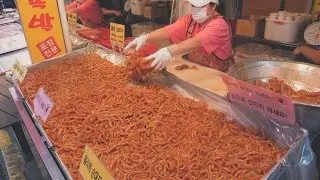 История свиных ножек, которые продают более 40 кг свиной кожи в день/Bupyeong Market
