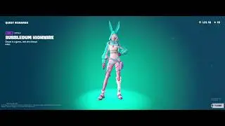 [SHOWCASE] FORTNITE QUESTS REWARDS: BUBBLEGUM HIGHWIRE