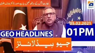 Geo Headlines 01 PM | 5th February 2021