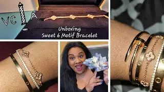 Van Cleef & Arpels unboxing: Sweet Alhambra 6 Motif Rose Gold