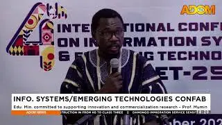 Edu. Min. committed to supporting innovation and commercialization research - Prof. Mumin (27-10-25)