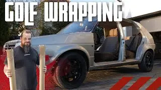 DIY Wrapping Old Golf MK2 As Two Face