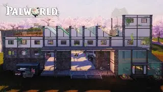 Palworld: Functional Overgrown Factory Base Design