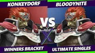 S@X 342 Losers Rd 4 - KonkeyDorf (Ganondorf) Vs. Bloodynite (Ganondorf) Smash Ultimate - SSBU