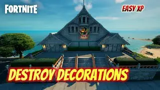 Destroy Sticks Restaurant Decorations - Quests & Challenges - Fortnite Chapter 2 Season 7
