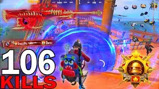 106 KILLS!!🔥 SUPER AGGRESSIVE RUSH GAMEPLAY in NEW MODE 😍SAMSUNG,A7,A8,J5,J6,J7,J2,J3,XS,A3,A4,A5